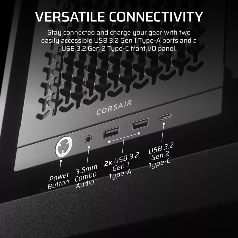 CORSAIR FRAME 4000D Midi-Tower-kotelo musta