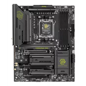Emolevy MSI MAG B850 TOMAHAWK MAX WIFI — AMD B850, kanta AM5, ATX, DDR5, 4×M.2, Wi-Fi 7, 5Gb LAN, 7.1 ääni