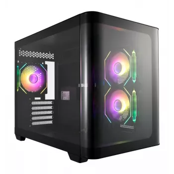 FSP S380-BA kotelo Mini Tower mITX, mATX musta ARGB