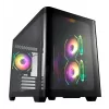 FSP S380-BA kotelo Mini Tower mITX, mATX musta ARGB