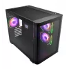 FSP S380-BA kotelo Mini Tower mITX, mATX musta ARGB