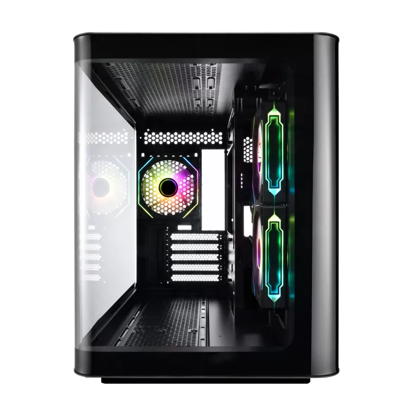 FSP S380-BA kotelo Mini Tower mITX, mATX musta ARGB