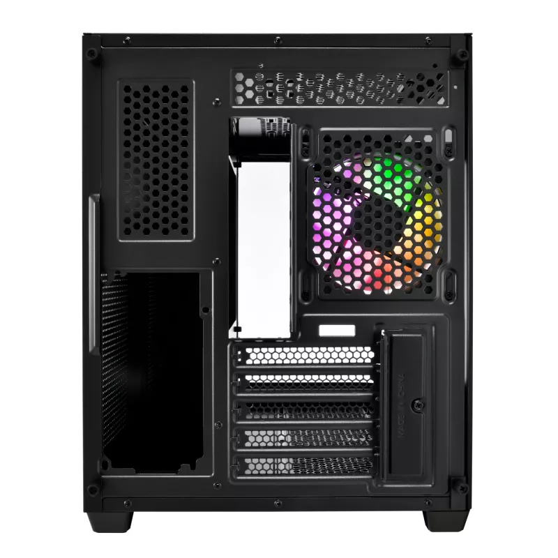FSP S380-BA kotelo Mini Tower mITX, mATX musta ARGB