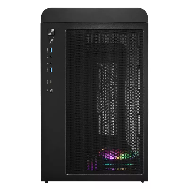 FSP S380-BA kotelo Mini Tower mITX, mATX musta ARGB
