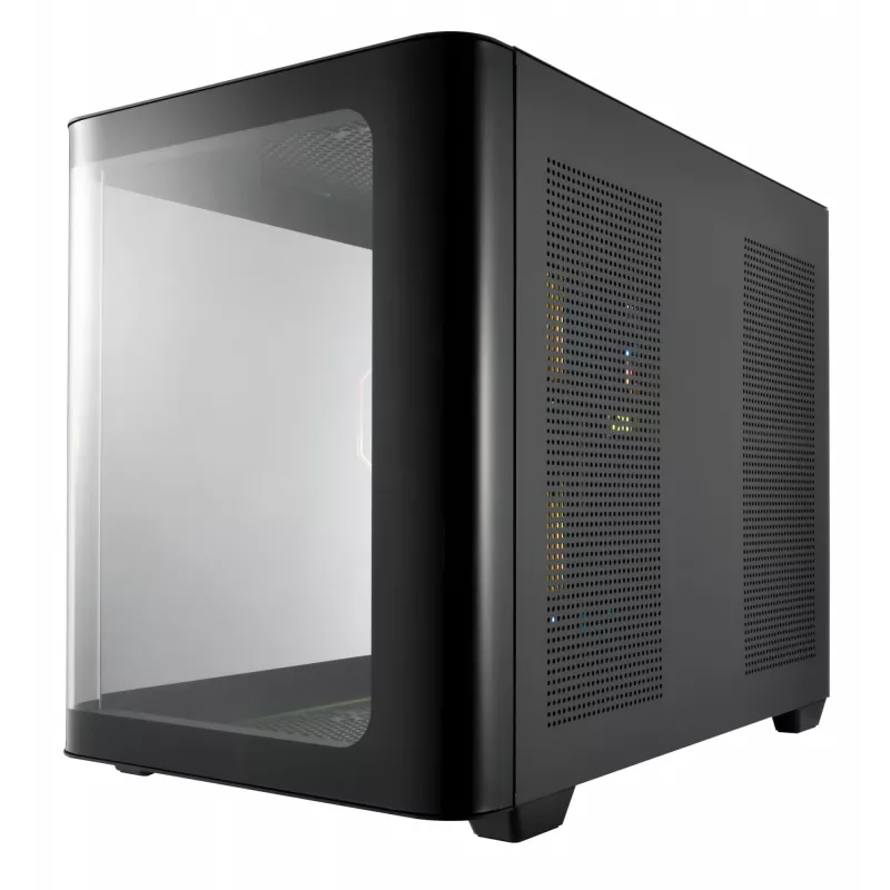 FSP S380-BA kotelo Mini Tower mITX, mATX musta ARGB