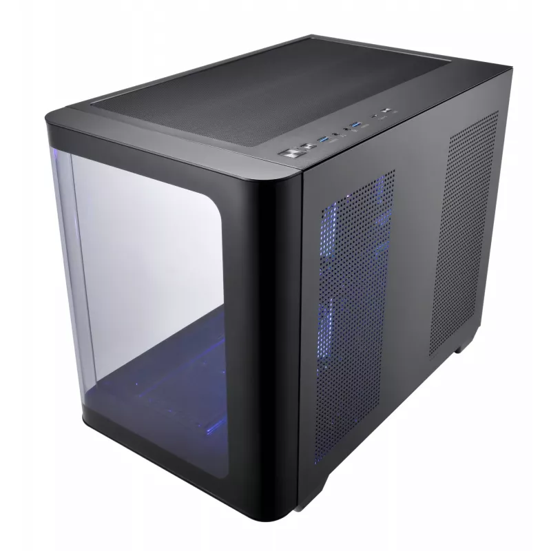 FSP S380-BA kotelo Mini Tower mITX, mATX musta ARGB