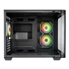 FSP S380-BA kotelo Mini Tower mITX, mATX musta ARGB