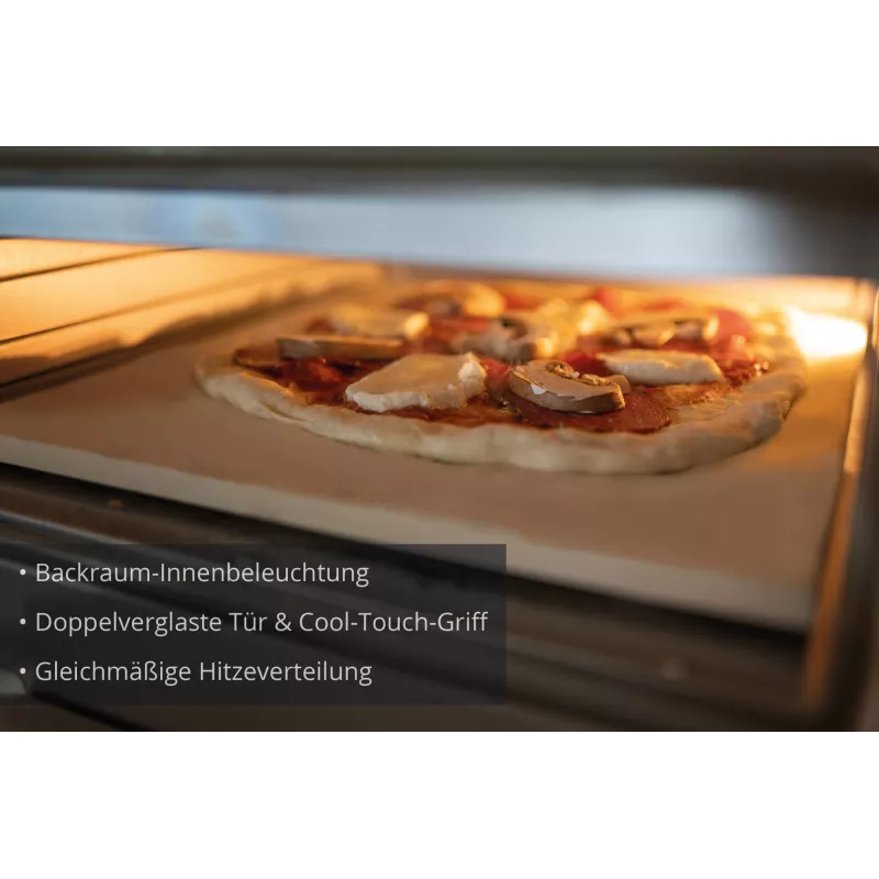 Unold 68805 pizzauuni 1 pizza 1700 W musta