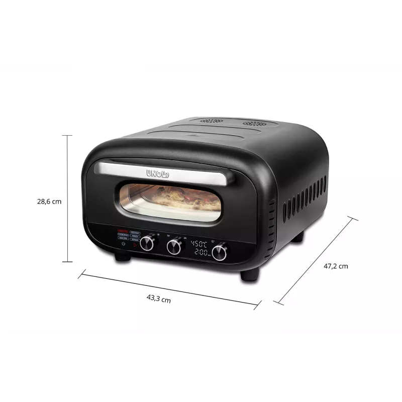 Unold 68805 pizzauuni 1 pizza 1700 W musta