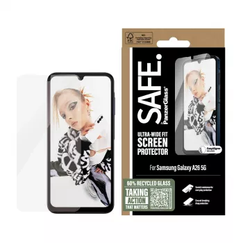 PanzerGlass SAFE. by ® näytönsuojakalvo Samsung Galaxy A26 5G | Ultra-Wide Fit EasyAlignerilla