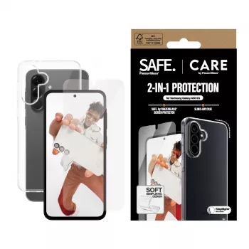 PanzerGlass CARE by Fashion 2-in-1-paketti Samsung Galaxy A56 5G naarmu- ja iskunkestävä