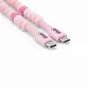 Club 3D CAC-3010 USB-C - USB-C helmikaapeli, 2 m, PD 60 W, 480 Mbps, pinkki