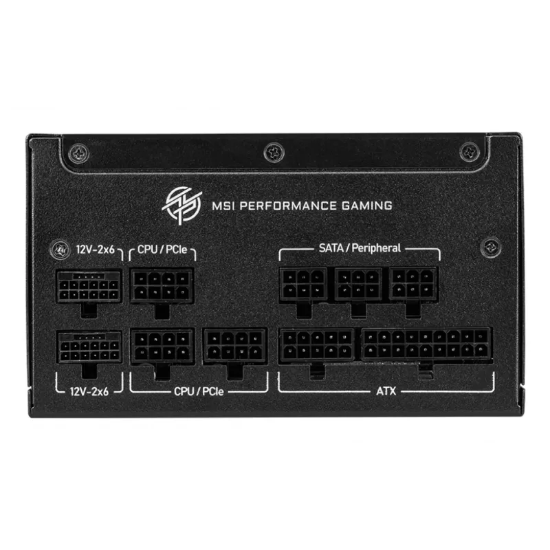 MSI MPG A850GS PCIE5 virtalähde 850 W 24-Pin ATX ATX musta