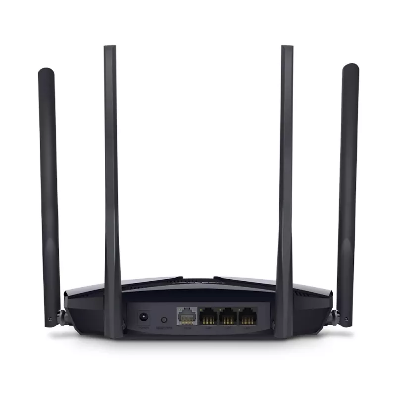 MERCUSYS MR70X langaton reititin Gigabit Ethernet Dual-Band (2,4 GHz / 5 GHz) musta