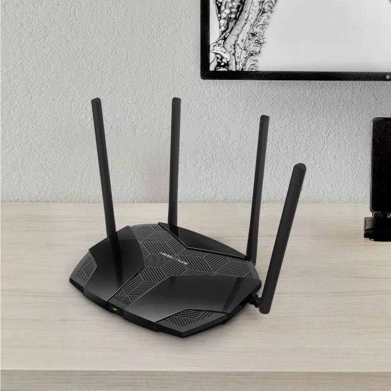 MERCUSYS MR70X langaton reititin Gigabit Ethernet Dual-Band (2,4 GHz / 5 GHz) musta