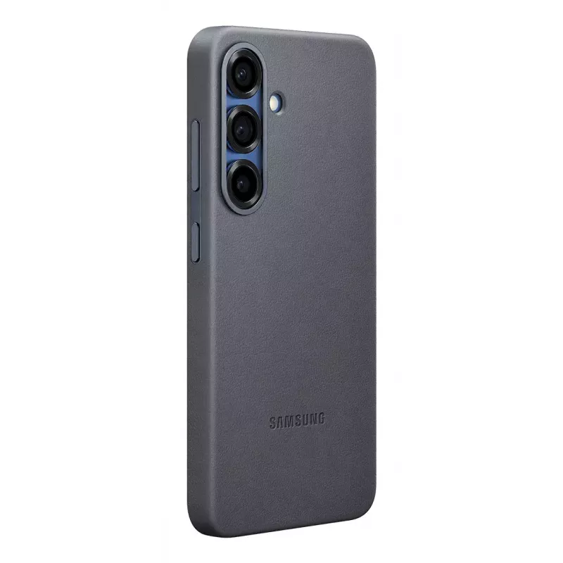Suojakotelo Samsung Galaxy S25 tekonahkakotelo musta