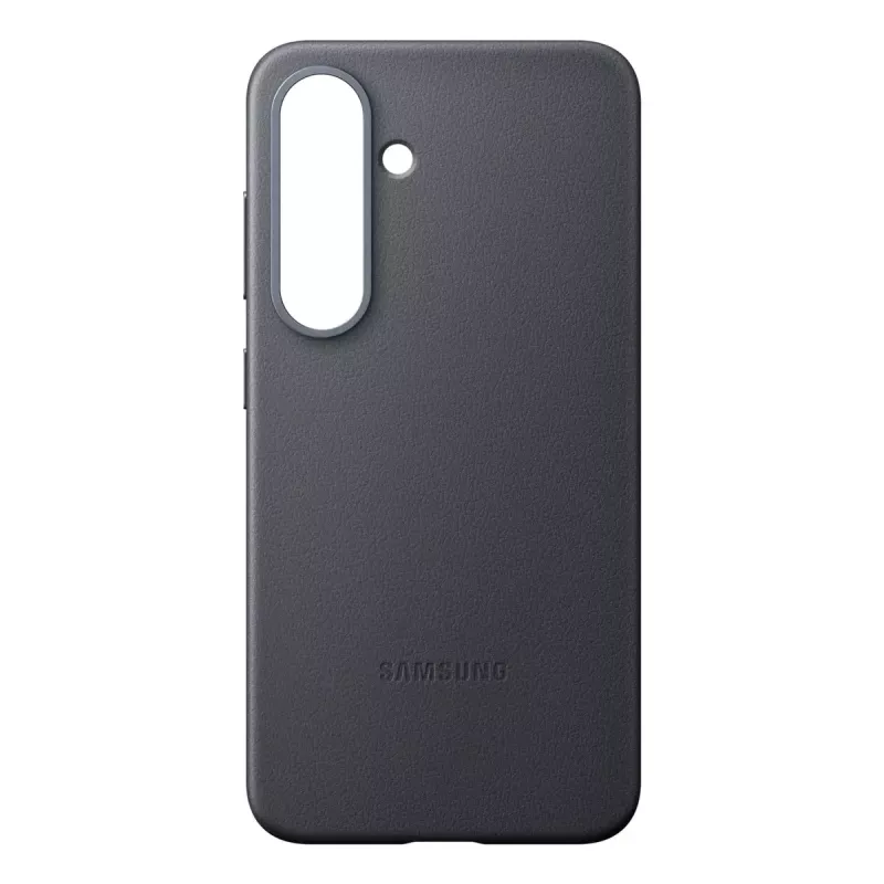 Suojakotelo Samsung Galaxy S25 tekonahkakotelo musta