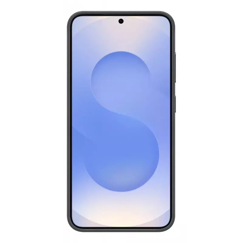 Suojakotelo Samsung Galaxy S25 tekonahkakotelo musta