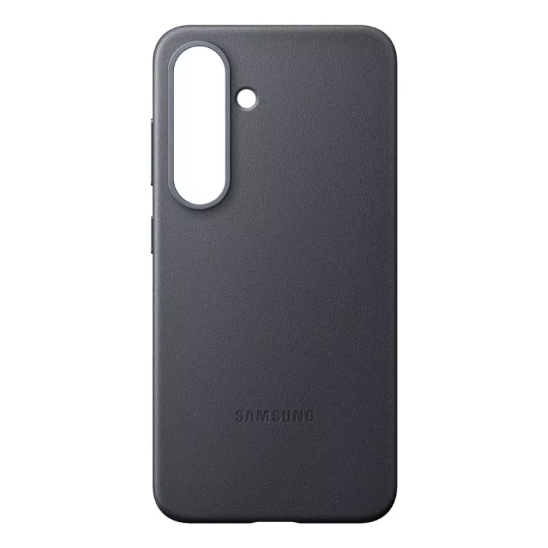 Suojakotelo Samsung Galaxy S25 tekonahkakotelo musta