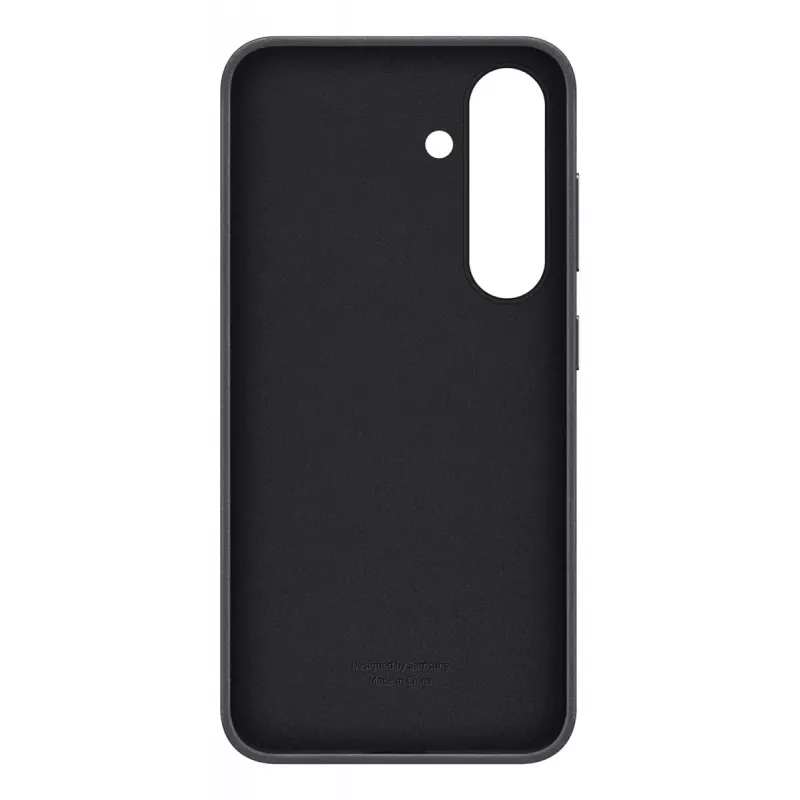 Suojakotelo Samsung Galaxy S25 tekonahkakotelo musta