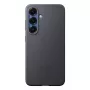 Suojakotelo Samsung Galaxy S25 tekonahkakotelo musta