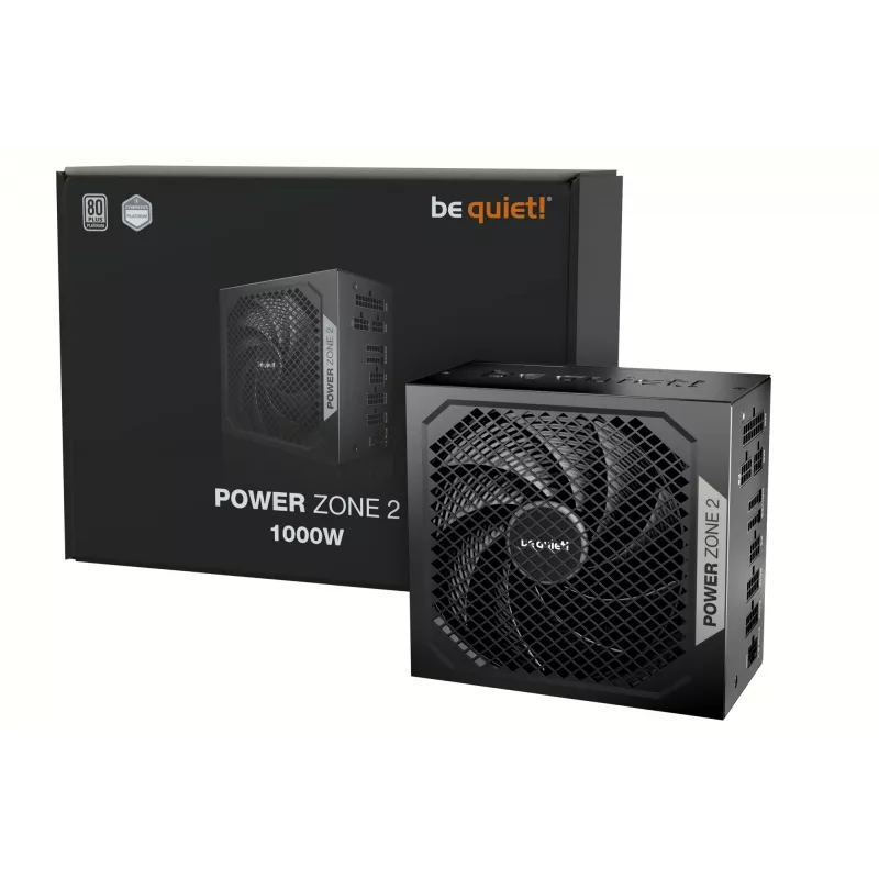 be quiet POWER ZONE 2 1000W virtalähde 20+4 pin ATX ATX musta