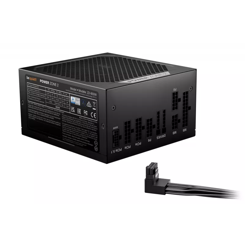be quiet! POWER ZONE 2 850W virtalähde 20+4 pin ATX ATX musta
