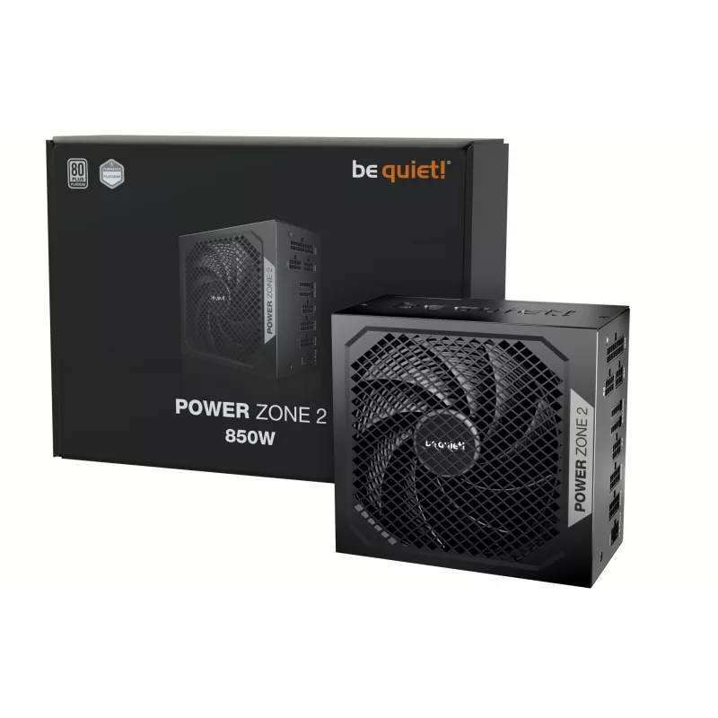 be quiet! POWER ZONE 2 850W virtalähde 20+4 pin ATX ATX musta
