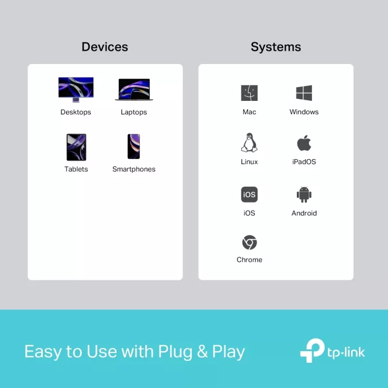 TP-Link UH5020C USB-C-hubi, 5 porttia, HDMI 4K@60Hz, 100 W Power Delivery, 1x USB-C, 2x USB-A, 5 Gbps, alumiini, harmaa