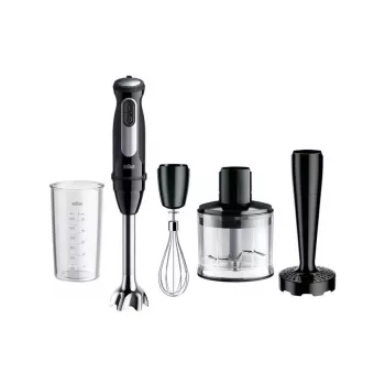 Braun MultiQuick 5 Pro 0,6 L sauvasekoitin 1000 W musta, hopea