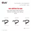 Adapteri club 3d Mini DisplayPort 1.4 HDMI 8K60Hz M/F, Mini DisplayPort uros