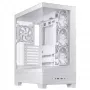 PC-kotelo ASUS A31 Plus TG ARGB WHITE Midi Tower — ATX, karkaistu lasi, ARGB, 3x120mm + 1x120mm tuuletin, 38 cm GPU, 165 mm CPU-jäähdytin