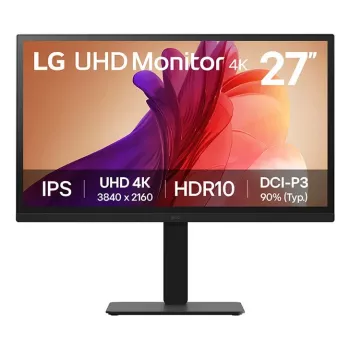 LG 27BA45U-B tietokonenäyttö 68,6 cm (27 tuumaa) 3840 x 2160 pikseliä 4K Ultra HD musta