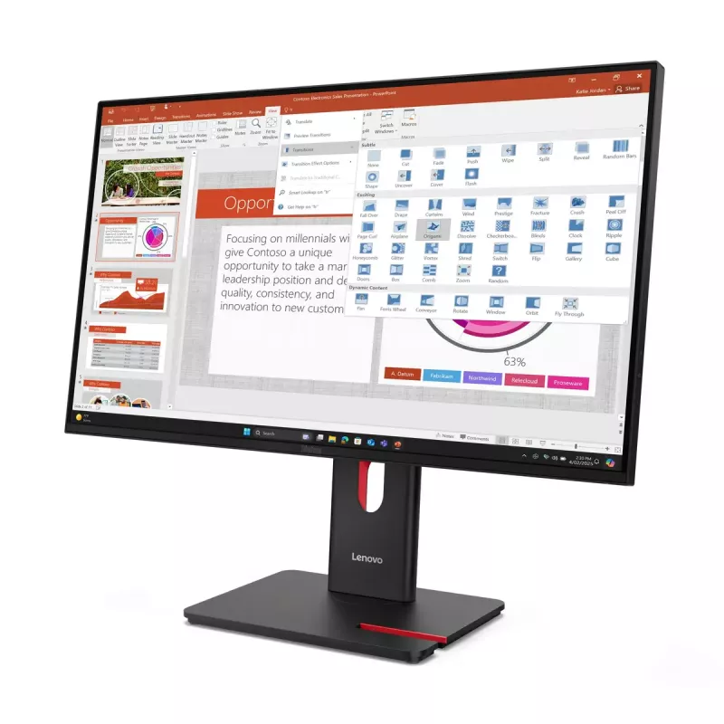 Näyttö Lenovo ThinkVision T27-40 27 tuumaa LED Full HD 1920 x 1080