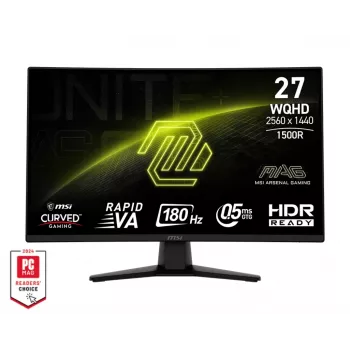 MSI MAG 274CQFDE tietokonenäyttö 68,6 cm (27 tuumaa) 2560 x 1440 pikseliä Wide Quad HD musta