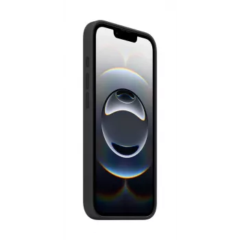Apple silikonikuori iPhone 16e musta