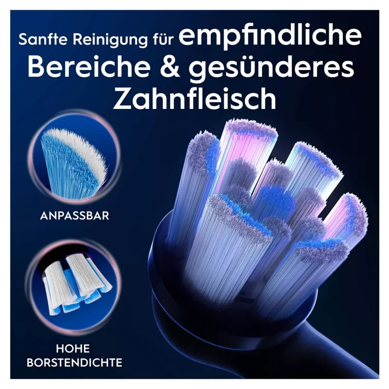 Oral-B 194631 hammasharjan pää 4 kpl musta
