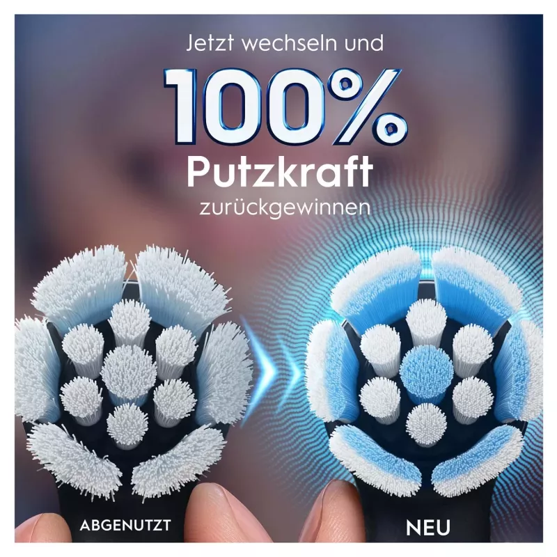 Oral-B 194631 hammasharjan pää 4 kpl musta