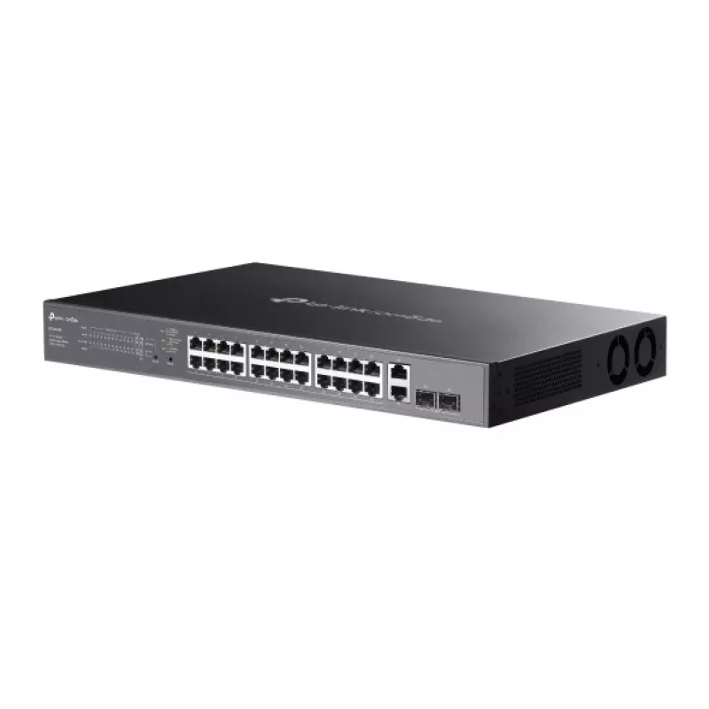 TP-Link Omada ES228GMP verkkokytkin hallittava L2 Gigabit Ethernet (10/100/1000) Power over Ethernet (PoE) musta