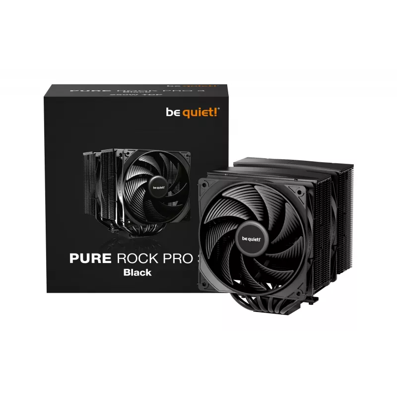 be quiet! Pure Rock Pro 3 musta prosessorin ilmajäähdytin 12 cm 1 kpl