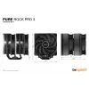 be quiet! Pure Rock Pro 3 musta prosessorin ilmajäähdytin 12 cm 1 kpl