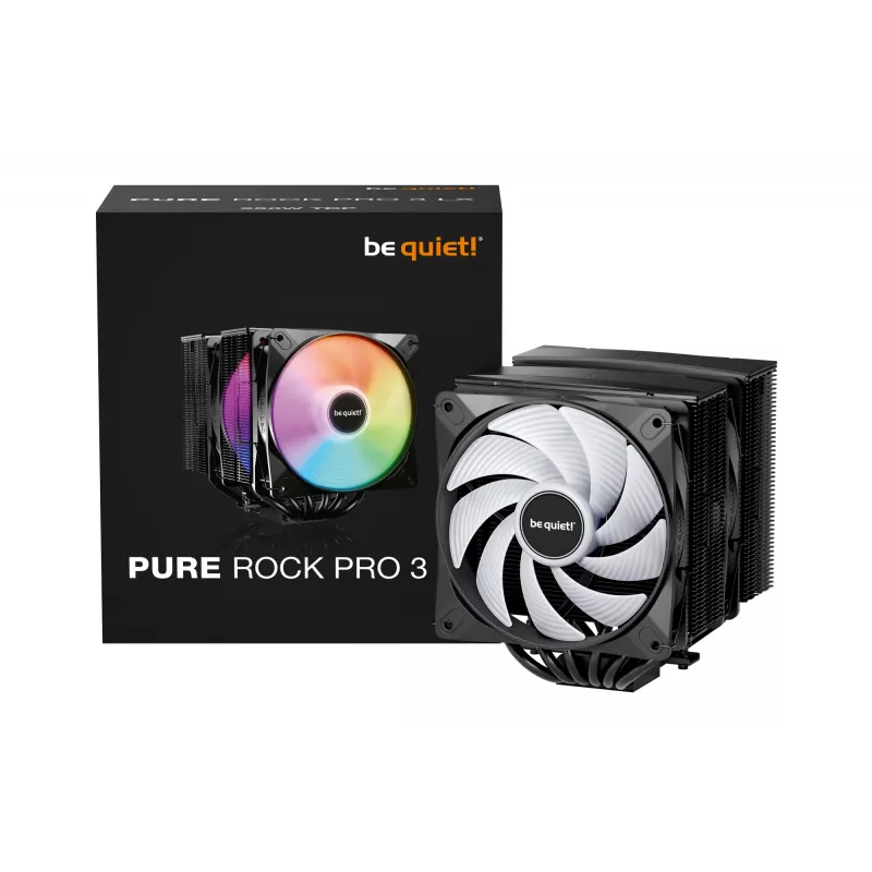 be quiet! Pure Rock Pro 3 LX musta prosessorin ilmajäähdytin 12 cm 1 kpl