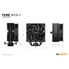 be quiet! Pure Rock 3 musta prosessorin ilmajäähdytin 12 cm 1 kpl