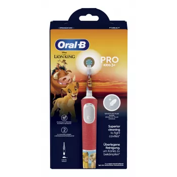Oral-B Kids VITALITYPROLIONK sähköhammasharja lasten pyörivä-värähtelevä hammasharja monivärinen