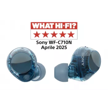 Sony WFC710NL.CE7 True Wireless -nappikuulokkeet, Bluetooth, ANC, lasinsininen