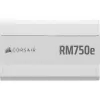 CORSAIR virtalähde - Rme SeriesT Rm750e - täysin modulaarinen, hiljainen ATX - valkoinen