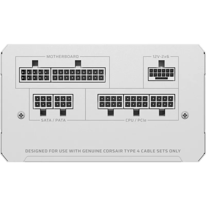 CORSAIR virtalähde - Rme SeriesT Rm750e - täysin modulaarinen, hiljainen ATX - valkoinen