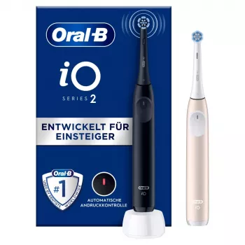 Sähköhammasharja Oral-B iO Series 2 Duo musta pinkki ladattava älykkäällä paineentunnistimella
