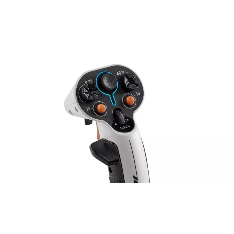 Thrustmaster Sol-R 1 musta, valkoinen USB-lentotikku analoginen / digitaalinen PC