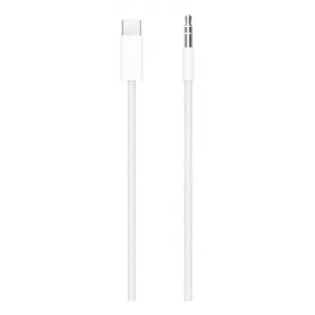 Audiokaapeli Apple MDV84ZM/A 1.2m 3.5mm USB Type-C valkoinen